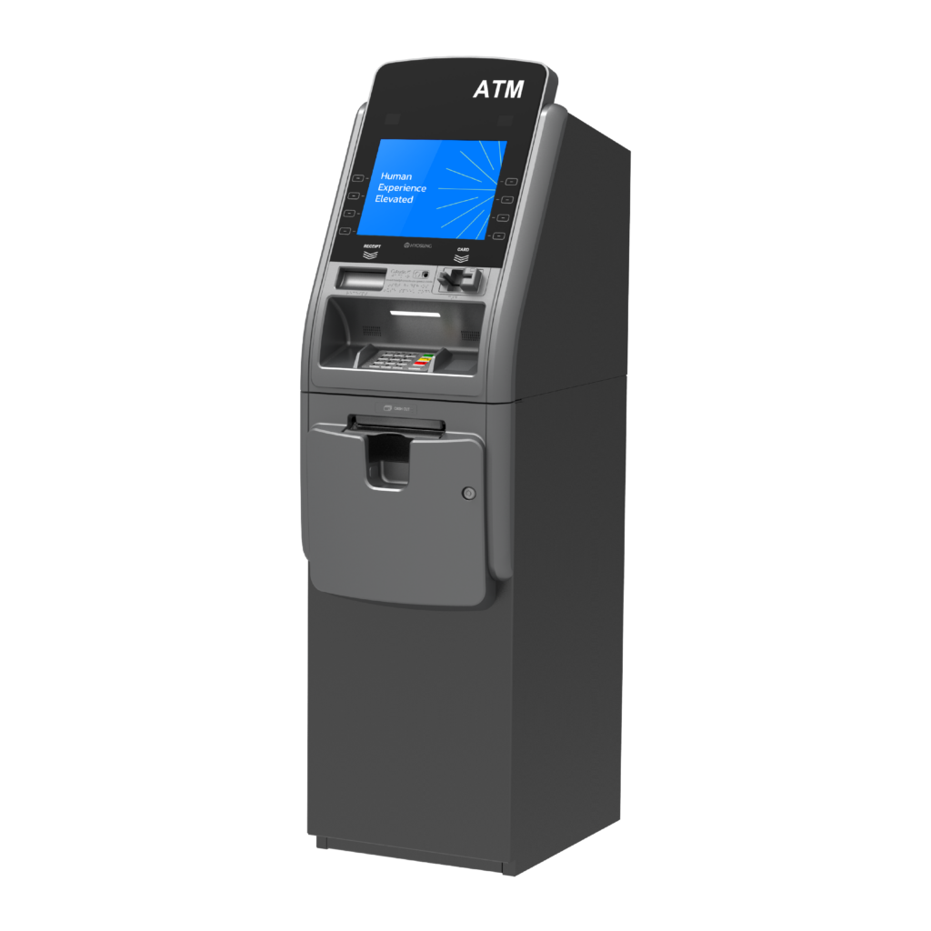 Hyosung Force ATM with screen, keypad and cash dispenser